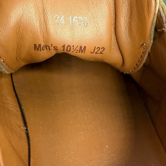 Johnston & Murphy Anson Lace-To-Toe Leather Sneaker Slip-on S-315 Sz 10.5 - Picture 9 of 10